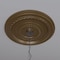 Ekena Millwork Cole PVC Ceiling Medallion (Fits Canopies up to 6"), Metallic Gold Rush, 22"OD x 3 1/2"ID x 1"P CMP22COCGH - alternate 9